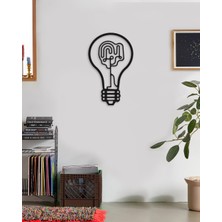 Rarart Concept Bulb Metal Tablo -Modern Duvar Tablosu