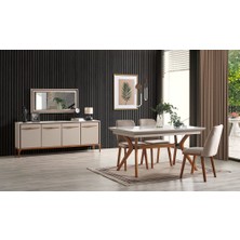 Bağdat Yemek Odası - Bej