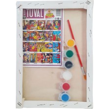Kumtoys Tuval Boyama Seti Kadın Deseni