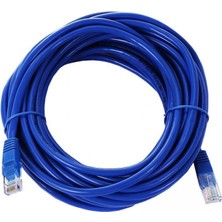 YK Design Cat 6 Rj 45 Ethernet Kablosu Internet Ağ Kablosu Mavi 10 M