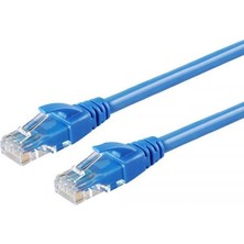 YK Design Cat 6 Rj 45 Ethernet Kablosu Internet Ağ Kablosu Mavi 10 M