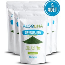 Algolina Spirulina Tozu 100 gr 5 Adet - Bitkisel Protein Kaynağı