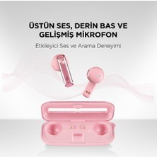 Ttec Airbeat Ultraslim Gerçek Kablosuz Tws Bluetooth Kulaklık Pembe Altın