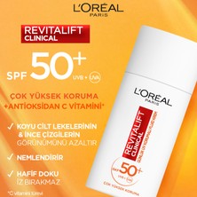 L'oréal Paris Revitalift Clinical Günlük Yüksek Uv Korumalı Yüz Güneş Kremi + %5 Saf Glikolik Asit Peeling Etkili Tonik Set