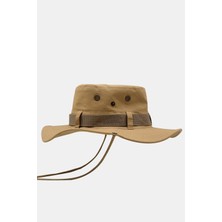 Külah Kadın Camel Güneş Koruyucu Kovboy Safari Şapkası