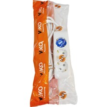 Viko Üçlü Topraklı 5 Metre 3' Lü Priz