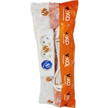 Viko Üçlü Topraklı 5 Metre 3' Lü Priz
