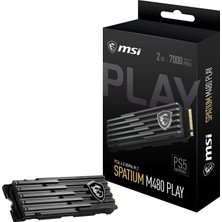 MSI 2 Tb Spatium M480 Pcıe 4.0 Nvme M.2 Play Ssd - Ps5 Uyumlu