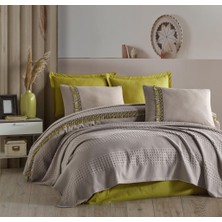 Clasy Clasy- Çift Kişilik Bohemline Bej Pike Takımı