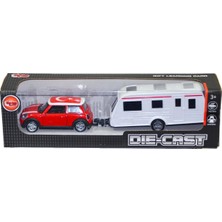 Vardem XFD1003 Kutulu Karavan Çeken Die-Cast Çek Bırak Mini Araba- Vardem Araba