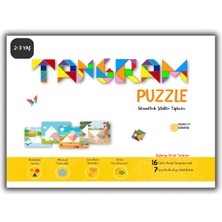 One Pretty Sunshine Tangram Puzzle 18-36 Ay Tangram Ahşap Zeka Oyunu,bebek Zeka Kartla