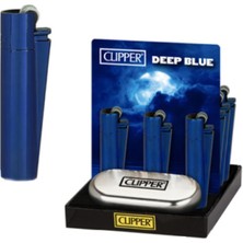 Clipper Metal Çakmak Deep Blue