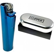 Clipper Metal Çakmak Deep Blue