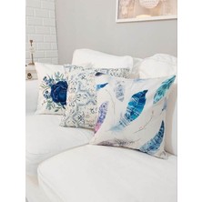 Körfez Kırlent Ilkbahar Yaz Temalı Kırlent Kılıfı 3'lü Set