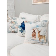 Körfez Kırlent Ilkbahar Yaz Temalı Kırlent Kılıfı 3'lü Set