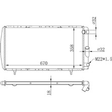 Renault 21/espace I 84+  7700764838 mt  670*348*22