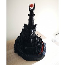 Turansoy Craft Barad-Dur The Dark Tower Minyatürü Biblo Dev Boy 24 cm Lotr (Işıksız)