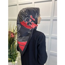 Eflatun  Eflatun Scarf Dijital Baskı Tomurcuk Desen Rayon Eşarp 00749
