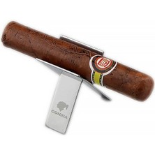 Cohiba Puro Tutucu Sehpa / Puro Ayak (Krom)