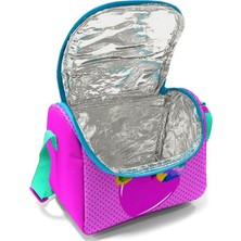 Coral High Kids Pembe Mavi Kedi Desenli Thermo Beslenme Çantası 11838