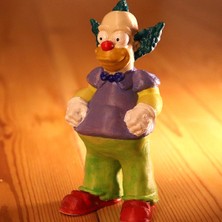 Krusty The Clown Simpson Simpsons Simpsonlar Boyalı Figür  15 cm