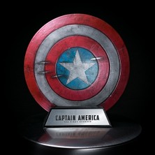 Captain America Kalkanı Standlı (19 cm Çap Genişlik)
