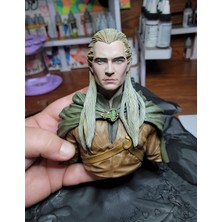 Legolas Yüzüklerin Efendisi Lotr Boyalı Büst 15 cm