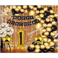 Çıtı Pıtı Store Işıklı Kral Taçlı 1 Yaş Doğum Günü Set