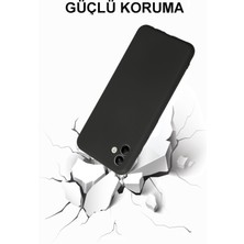 Kılıfmania Samsung Galaxy A04E ile Uyumlu Kapak Mat Siyah Yumuşak Silikon Kılıf