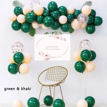 Çıtı Pıtı Store Metalik Yeşil Doğum Günü Balon Konsepti