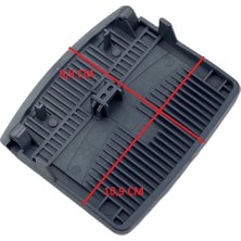 Beko Uyumlu 7104HS - 7104HST - 8104H - 8104HT - 8123E Çamaşır Makinesi Kapak Mandalı Tutamağı Gri