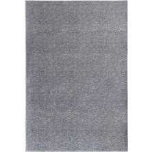 Carpettex Modern Desenli Kaymaz Taban Halı Yıkanabilir Bulanık Düz Açık Gri Şönil Halı
