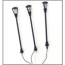 Misyon Maket Sokak Lambası Minyatür 3lü