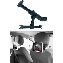 Epazzar 2 Adet Araba Oto Koltuk Arkası Telefon Tablet Tutucu Ayarlanabilir 360 Derece Dönebilen Pratik Stand