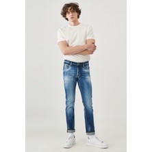 Lee Lee Luke Slim Tapered Esnek Jean Kot Pantolon