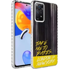 Kılıfist Xiaomi Redmi Note 11 Pro 5g Kılıf Airbag Kenarlı Renkli Desenli Silikon Elegans Kapak