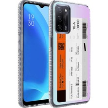 Kılıfist Oppo A54 4g Kılıf Airbag Kenarlı Renkli Desenli Silikon Elegans Kapak