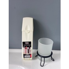 Qlux Ideas Combox Diş Fırçası Makyaj Malzemesi Çok Amaçlı Kutu