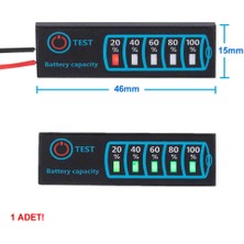 Alkatronik 5-30V Pil Kapasite Gösterge 2s / 8s Li-Ion Lifepo4 Kurşun Asit Batarya Akü Seviye Kapasite Ölçer