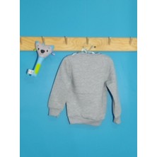 Alfa Bayramlık Erkek Çocuğu Gri Sweatshirt
