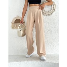 Noa Noa Kadın Cırtlı Plazzo Kumaş Pantolon