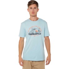 Quiksilver Sunsetwave Erkek Mavi Tişört