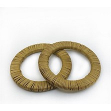 Yumakça Çanta Sapı Yuvarlak Düz Model Kahverengi