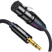 UGREEN 3.5mm Erkek – XLR Dişi Mikrofon / Ses Kablosu 2m, 20244