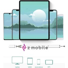 Z-Mobile Huawei Tablet Kalemi Stylus Kalem Özel Tasarım ve Çizim Kalemi Yedek Uçlu