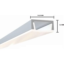 Sese Alüminyum LED Kanalı Profili Süper Ince 15.50 mt 724-17