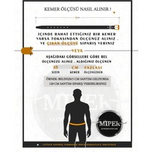 Bosskan 2 Adet 100 % Hakiki deri  Erkek Kot Kemer 4,5 cm