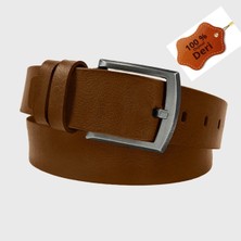 Bosskan 2 Adet 100 % Hakiki deri  Siyah Erkek Kot Kemer 4,5 cm