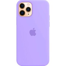 Hkn iPhone 13 Pro Max Lansman Kılıf Logolu Silikon Kılıf - Lila