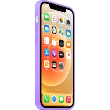 Hkn iPhone 13 Pro Max Lansman Kılıf Logolu Silikon Kılıf - Lila